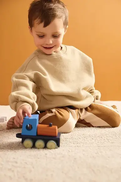 KIDSCONCEPT le train des animaux de la ferme 12m+ by Citron Grenadine