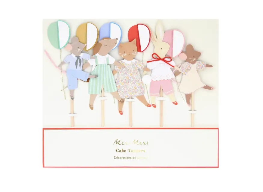 MERI MERI déco de gâteau / animal parade by Citron Grenadine