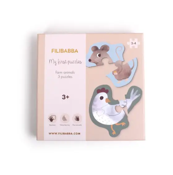 FILIBABA mes 1er puzzles / la ferme +3 ans by Citron Grenadine