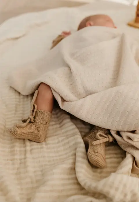 HVID chaussons booties / sand by Citron Grenadine