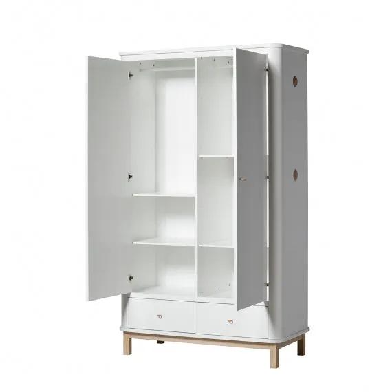 OLIVER FURNITURE Armoire 2 portes Wood by Citron Grenadine