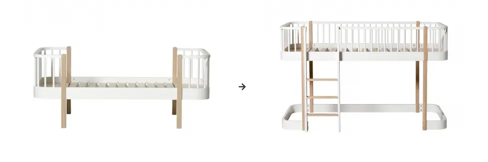 Oliver Furniture Lit junior Wood Original by Citron Grenadine