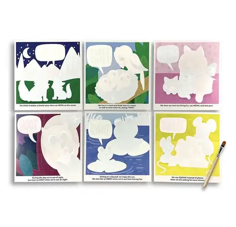 OOLY coloriage à l'eau / baby animals +2 ans by Citron Grenadine