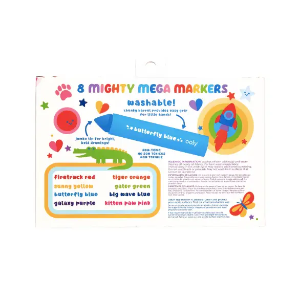OOLY Mighty Mega Markers +3 ans by Citron Grenadine