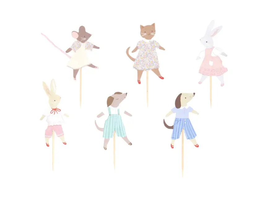 MERI MERI set à cupcakes / animal parade by Citron Grenadine