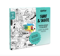 OMY poster géant à colorier / surf & skate by Citron Grenadine