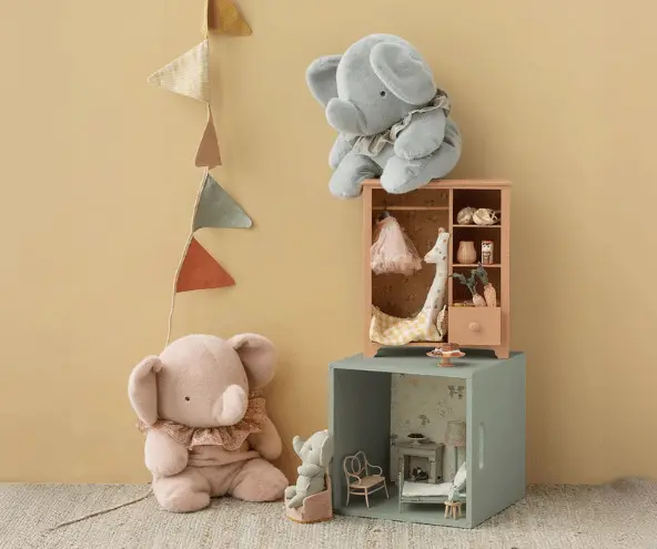MAILEG elephant big / powder by Citron Grenadine