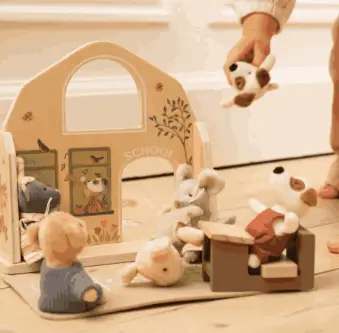 EGMONT TOYS mini friends / valisette école 18m+ by Citron Grenadine