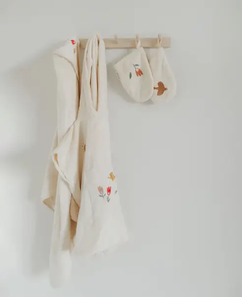 DEAR APRIL paw gants de toilette / harmony by Citron Grenadine