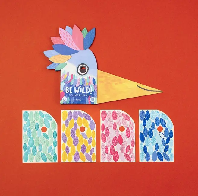 LONDJI masque et stickers be wild / bird +4 ans by Citron Grenadine