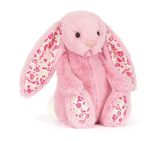 Jellycat Blushkin Blossom Luxe Bunny by Citron Grenadine