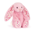 Jellycat Blushkin Blossom Luxe Bunny by Citron Grenadine