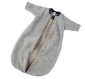 ENGEL gigoteuse en laine avec manches / gris chiné by Citron Grenadine