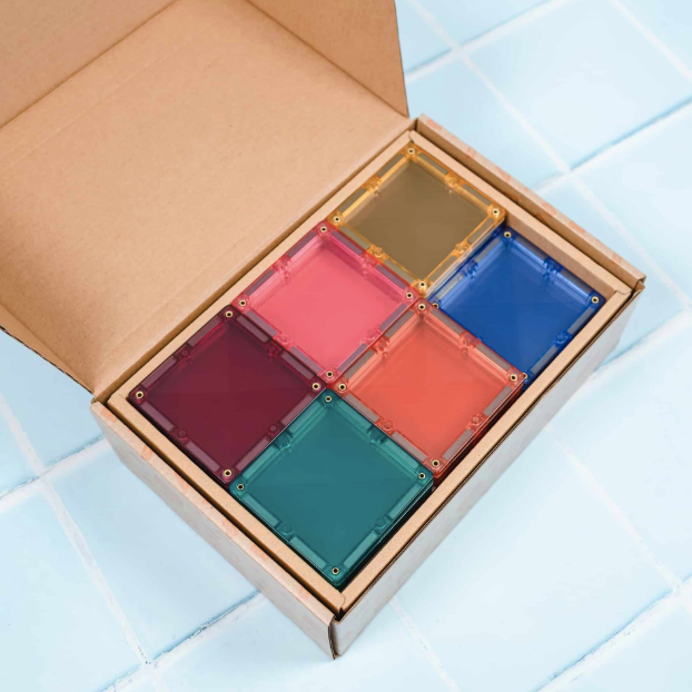 CONNETIX pastel square pack 40 pièces by Citron Grenadine