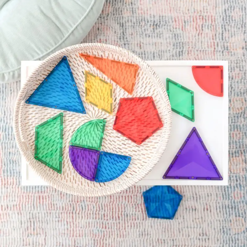 CONNETIX Rainbow Shape Expansion Pack 36 pièces by Citron Grenadine