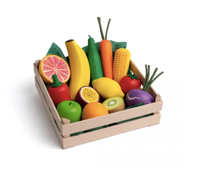 ERZI caissette XL fruits et légumes +3 ans by Citron Grenadine