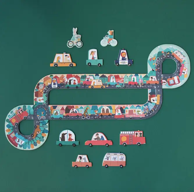 LONDJI puzzle petit voyage +3 ans by Citron Grenadine