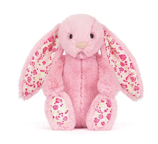 Jellycat Blushkin Blossom Luxe Bunny by Citron Grenadine