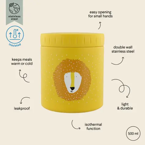 TRIXIE boite isotherme 500 ml / Mr Lion by Citron Grenadine