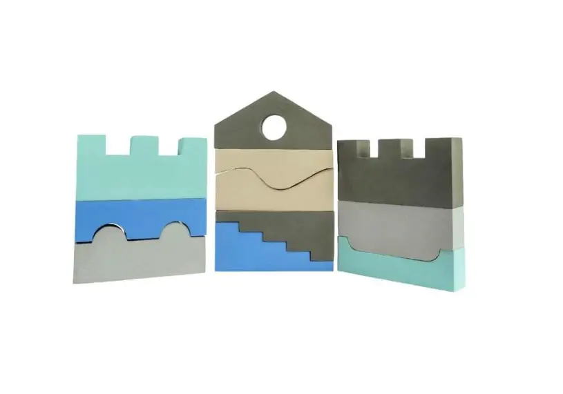 MOES PLAY puzzle blocks / sky by Citron Grenadine