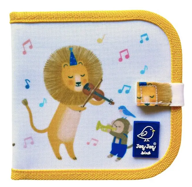 JAQ JAQ BIRD cahier à dessins réutilisable / lion wishy washy mini doodle it & go by Citron Grenadine