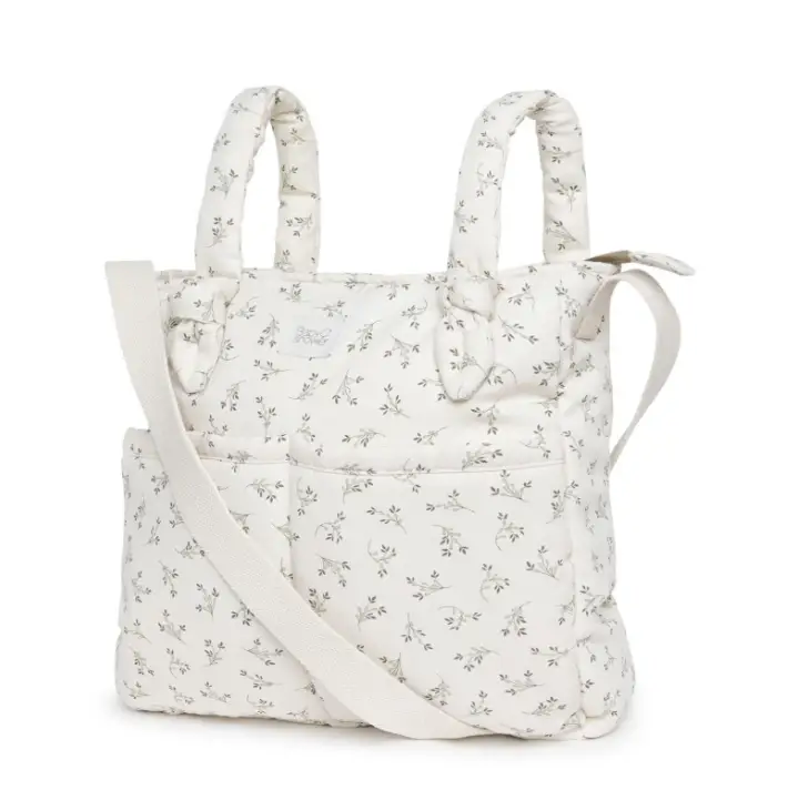 BABYSHOWER sac à langer sophie / olive bloom canvas - Citron Grenadine | puériculture durable, conseil en boutique à…