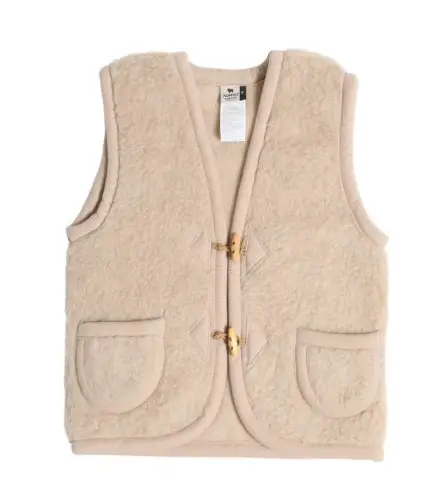ALWERO ALPEN bodywarmer laine / English tea by Citron Grenadine