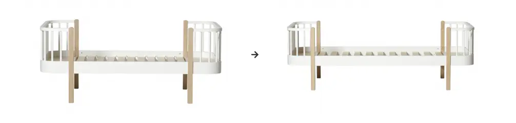 Oliver Furniture Lit junior Wood Original by Citron Grenadine