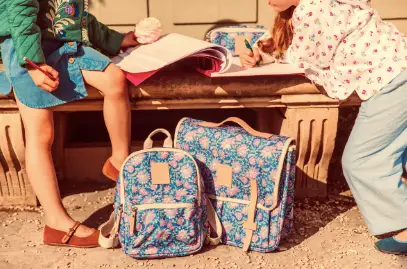 Louise Misha x Jojo Factory cartable primaires / capri by Citron Grenadine