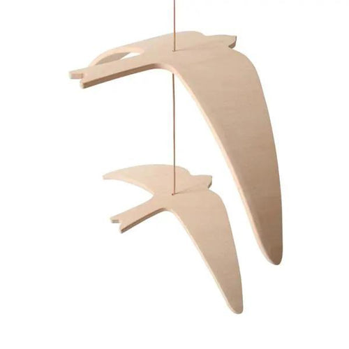 Charlie Crane mobile hirondelles kano by Citron Grenadine