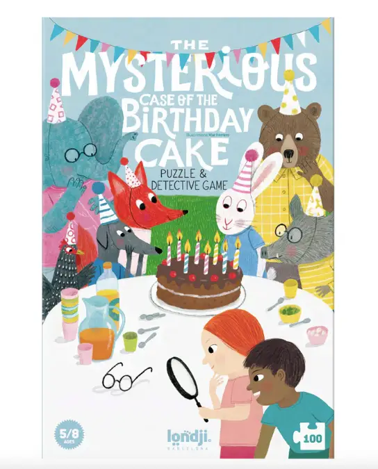 LONDJI puzzle the mysterious case of the birthday 5/8 ans by Citron Grenadine