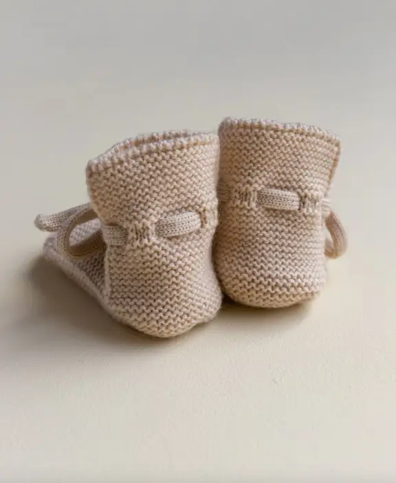 HVID chaussons booties / oat by Citron Grenadine