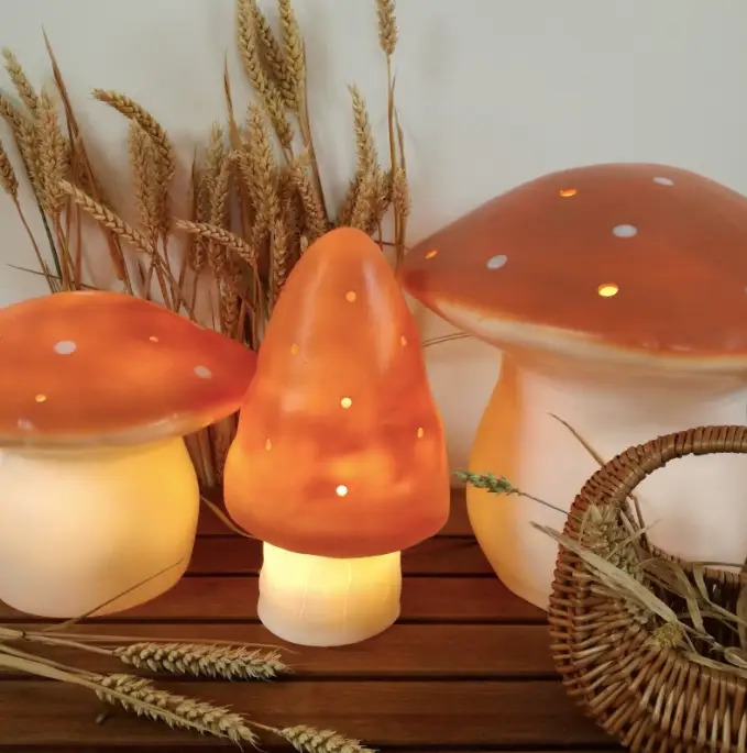 EGMONT TOYS lampe champignon moyen / terra by Citron Grenadine