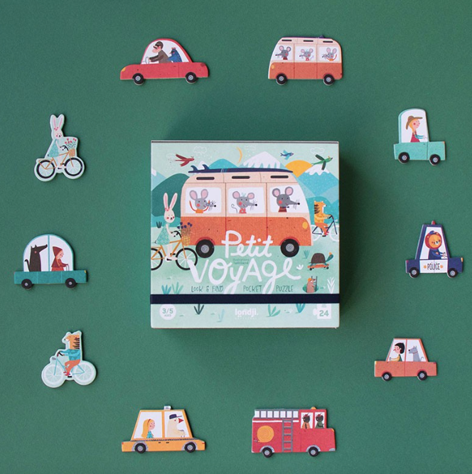 LONDJI puzzle petit voyage +3 ans by Citron Grenadine