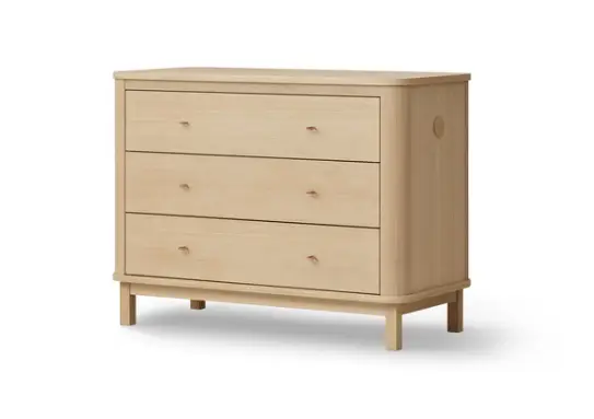 OLIVER FURNITURE wood commode 3 tiroirs / oak 041368 by Citron Grenadine