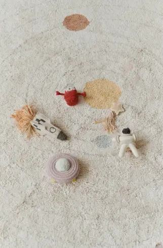 LORENA CANALS tapis lavable / play solar system by Citron Grenadine