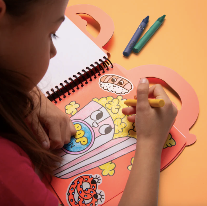 OMY cahier de coloriage et stickers / yummy by Citron Grenadine