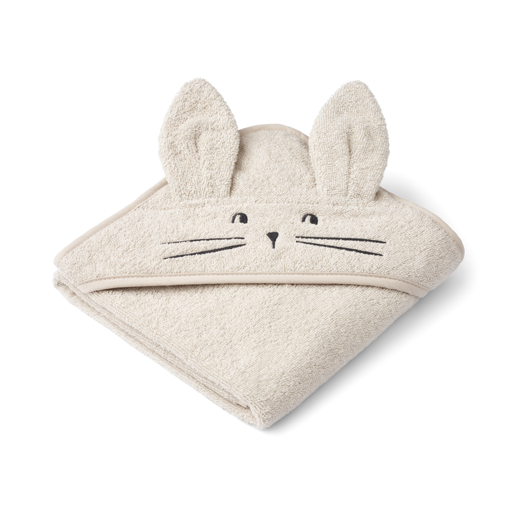 LIEWOOD ALBERT cape de bain / rabbit sandy - Citron Grenadine | puériculture durable, conseil en boutique à Louvain-la-Neuve
