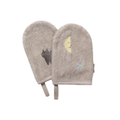 DEAR APRIL paw gants de toilette / moon cat by Citron Grenadine