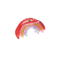 ROCKAHULA shimmer rainbow claw clip by Citron Grenadine