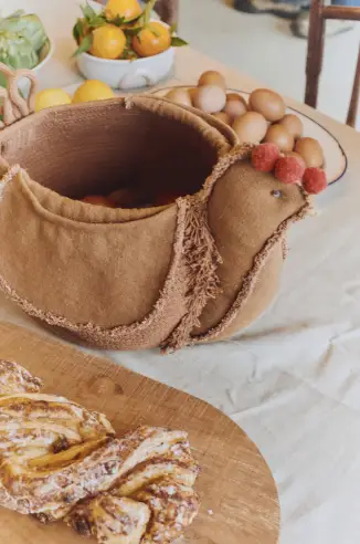 LORENA CANALS panier / chicken toffee by Citron Grenadine