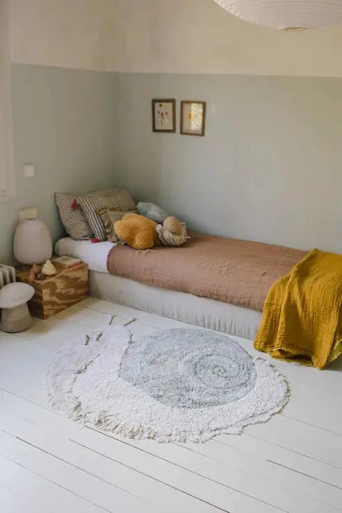 TAPIS LAVABLE EN COTON ANIMAL SNAIL by Citron Grenadine