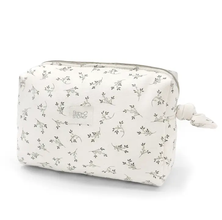 BABYSHOWER trousse de toilette Sophie / olive bloom by Citron Grenadine