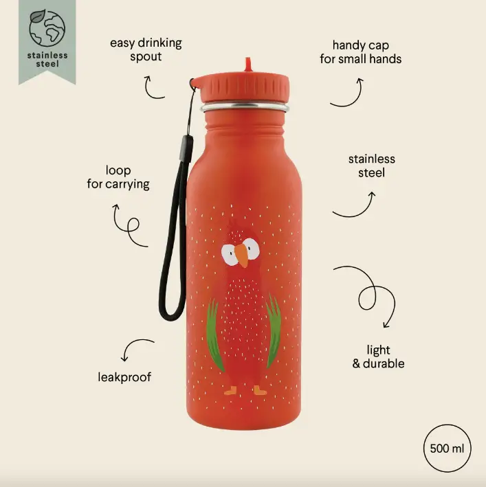 TRIXIE gourde 500ml / Mr Parrot by Citron Grenadine