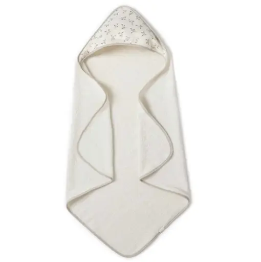 BABYSHOWER cape de bain / olive bloom by Citron Grenadine