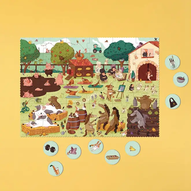 LONDJI puzzle farmstatic +3 ans by Citron Grenadine