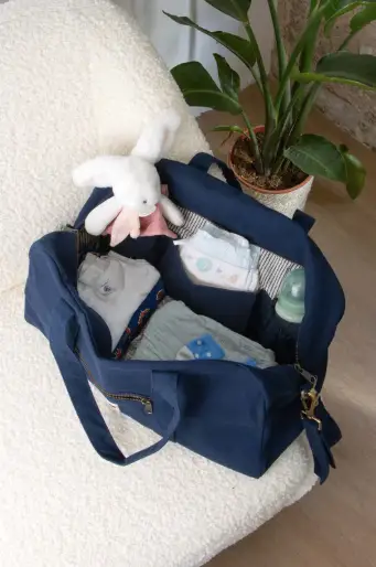 HINDBAG Basile sac à langer / navy by Citron Grenadine