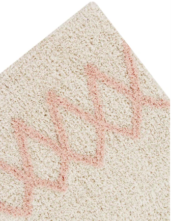 LORENA CANALS tapis lavable / ATLAS NATURAL VINTAGE NUDE by Citron Grenadine