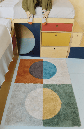 LORENA CANALS tapis lavable / illusion lens by Citron Grenadine