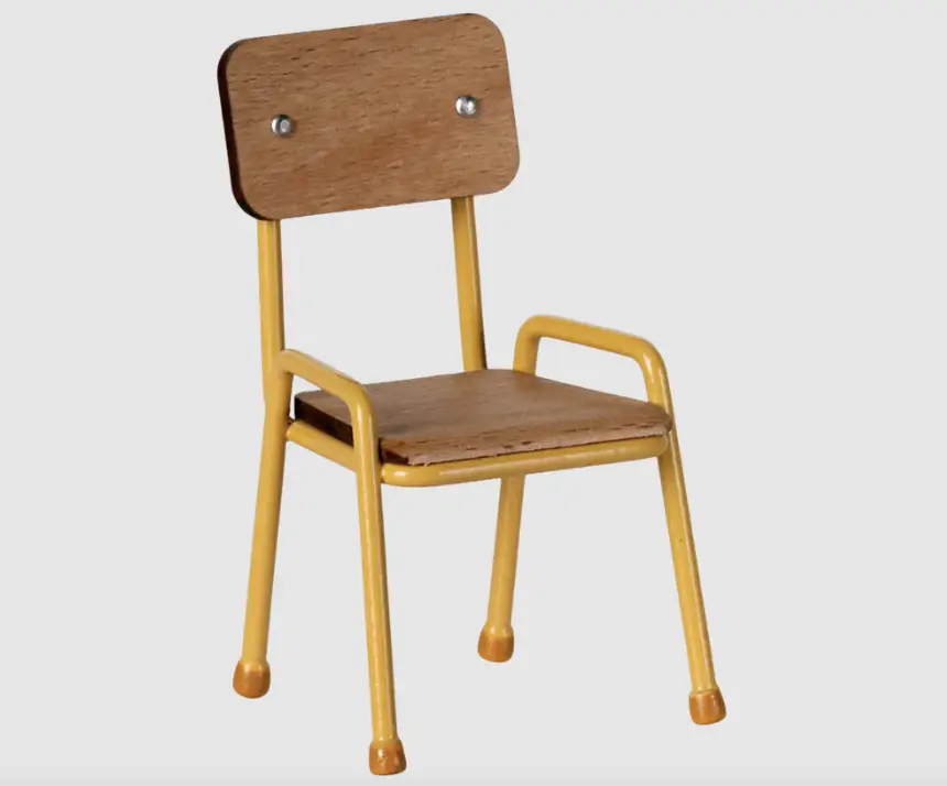 Maileg chaise / jaune by Citron Grenadine